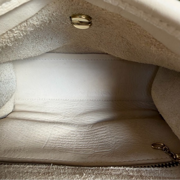 COACH Vintage Regina Top Handle Satchel Turnlock Crossbody Bag 9983 Bone Leather - Picture 8 of 16